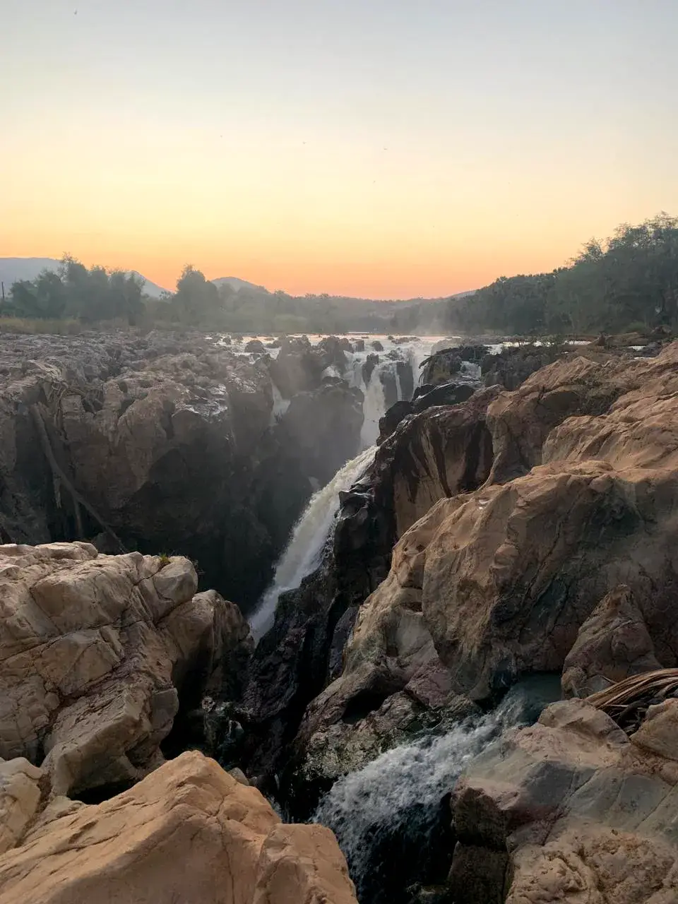 Sundowner at Epupa Falls
